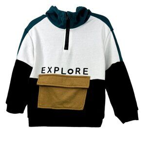 Boy's Color Block Hoodie Size: 2-3Y